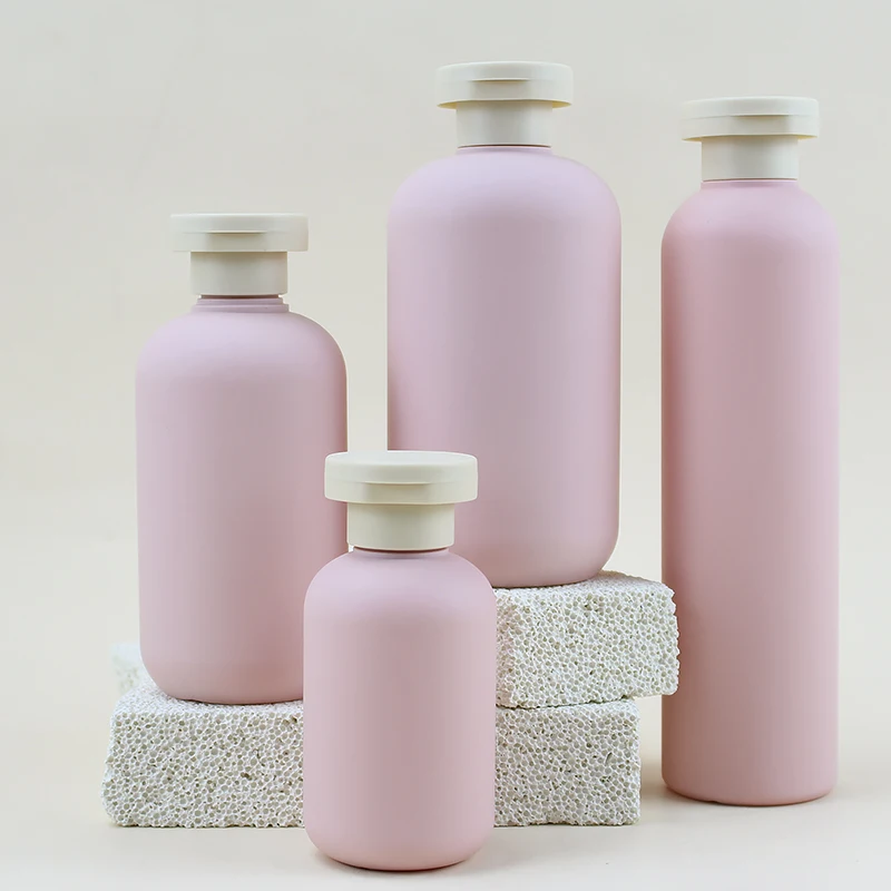 Роскошный Пустой HDPE уход за кожей упаковка диск колпачок насос для мытья тела Мыло Лосьон шампунь пластиковая бутылка