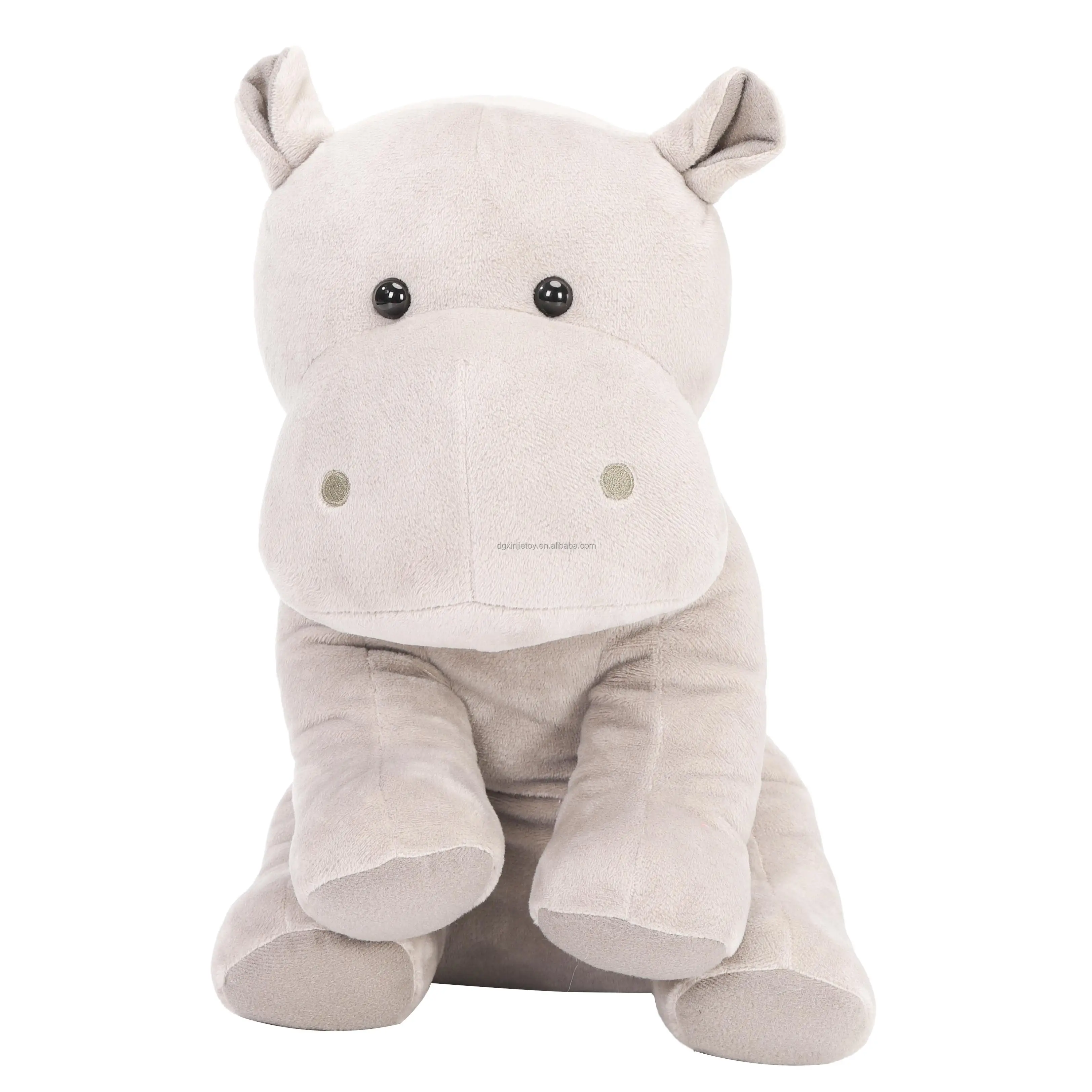 New Product Idea Plush Hippo Hippopotamus River Horse Behemoth Stuffed Wild Animals Toys High-quality Safety Toys