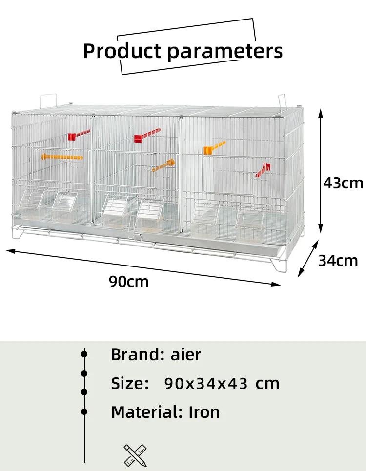 factory wholesale metal bird Breeding cage