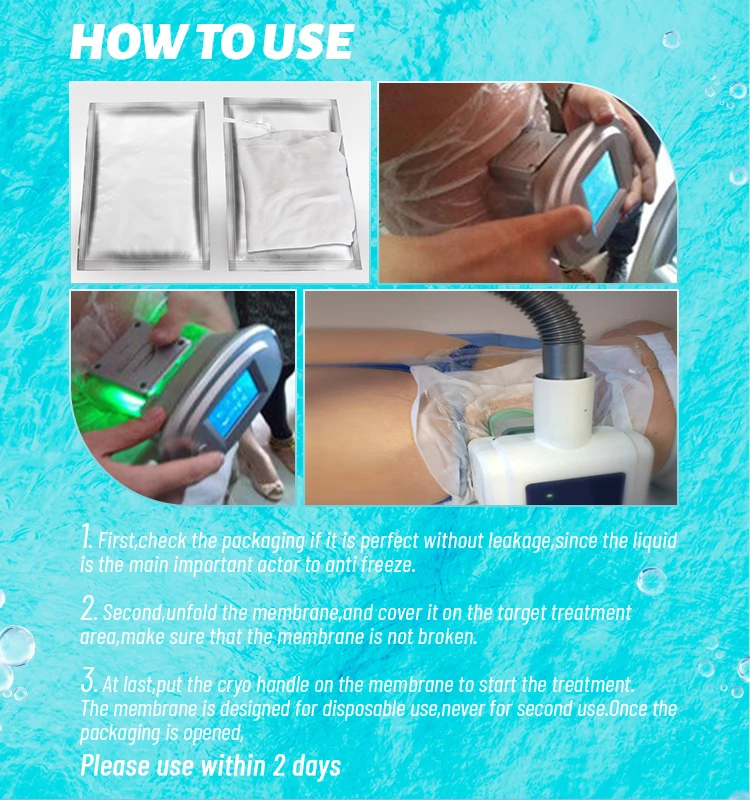 High quality anti freezing membrane anti freeze pad antifreeze film For body shape crio body slimming