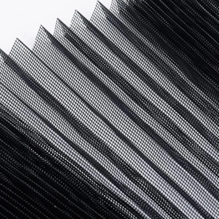 factory wholesale 16mm 18mm 20mm folds mosquito pleated netting foldable mesh for aluminum profile plisse mosquito pleated foldi