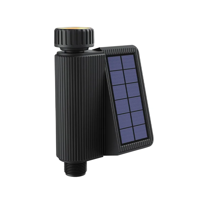 3/4inch Wifi Solar Solenoid Water Timer with Inside Flowmeter Smart Valve for Garden Waterting Soil Sensor