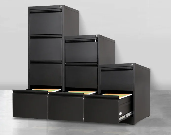 Office Lockable Steel 4 drawer Card Box File Cabinet Home 4 Drawers Steel Drawer filing Cabinet storage chest