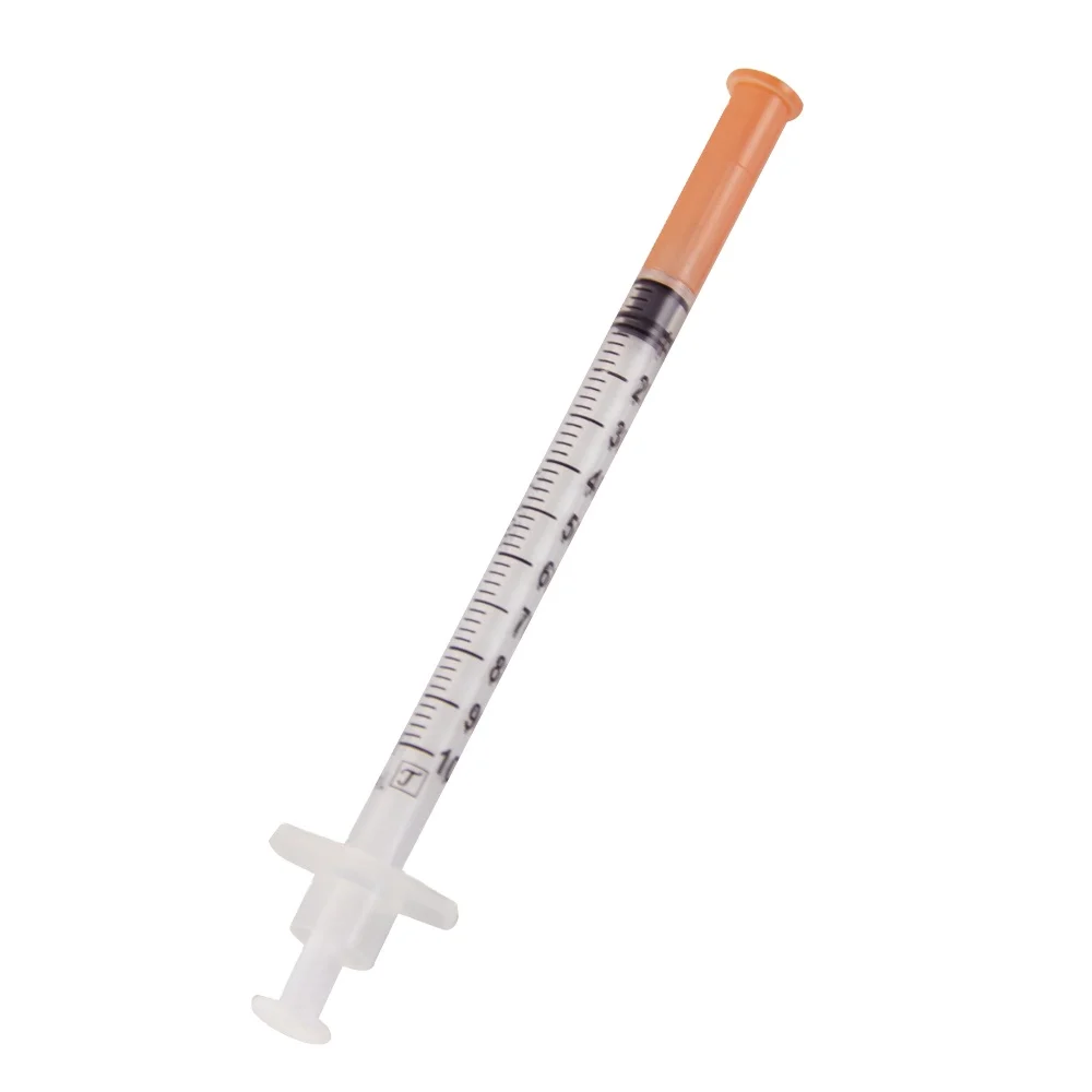 China Sterile Single Use Insulin Syringe Disposable 50cc 1 Ml Insulin Syringe