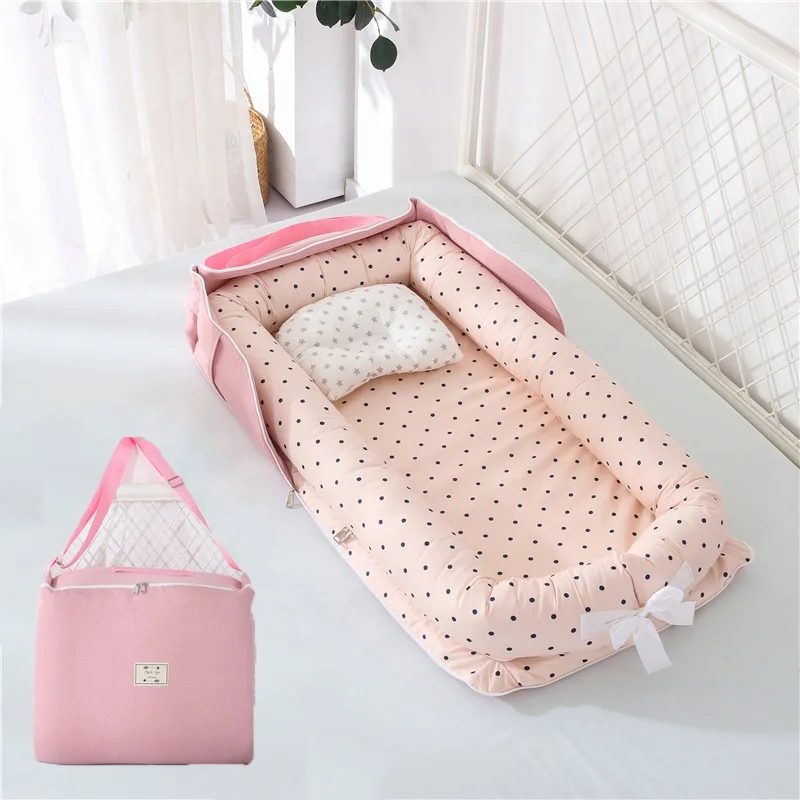 
hot sell portable folding newborn baby bedding set cribs sleep nest 