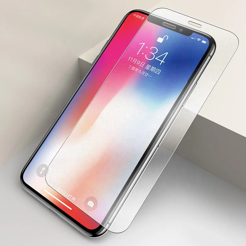 Mobile Phone Screen Protective Film Anti Fingerprint 9H Matte Frosted Tempered Glass Screen Protector for iPhone X XS 11Pro