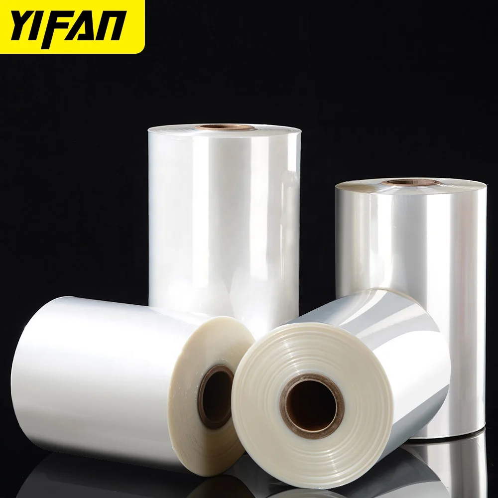 Custom Clear POF Plastic Heat Shrink Wrap Bags For Packaging Transparent Poly Heat Shrink Wrap Film