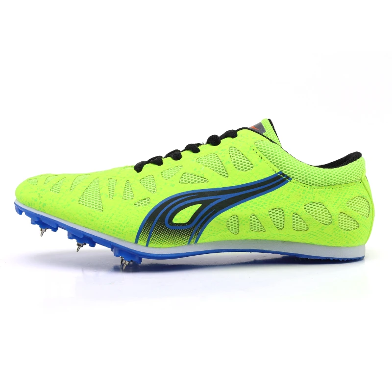 Track and Field Sneakers Spikes Running Shoes Men Women Track Shoes with Spikes Middle Distance Hurdle Jump Sports Professional
