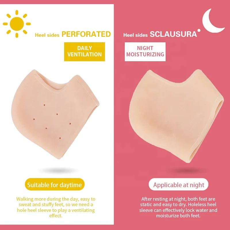 Низкая цена, перфорированная накладка на пятку, защита пятки от боли в пятке, амортизация, мягкий комфорт