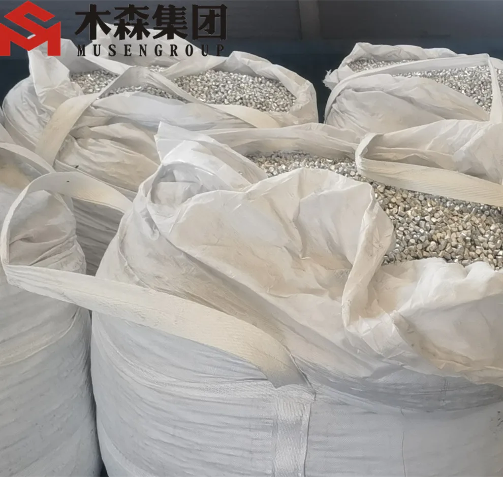 99.0% алюминиевые гранулы из деокислительного алюминиевого стержня для железного производства и изготовления стали