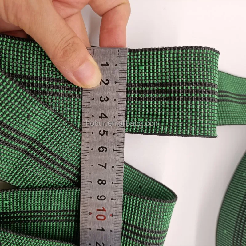 Rubber Upholstery Supply Edge Banding Sofa Elastic Webbing Tape PP Webbing Belt Elastic Strip for Furniture