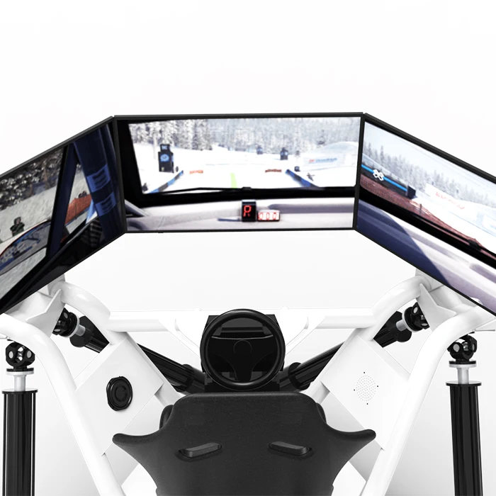  F1 гоночная игра машина кабины для продажи 3 three-экран 6 DOF шестиосный Очки виртуальной реальности vr гоночный автомобиль