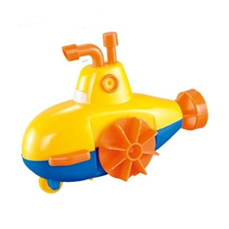 Wind up marine vehicle bath toy swimming ship under water