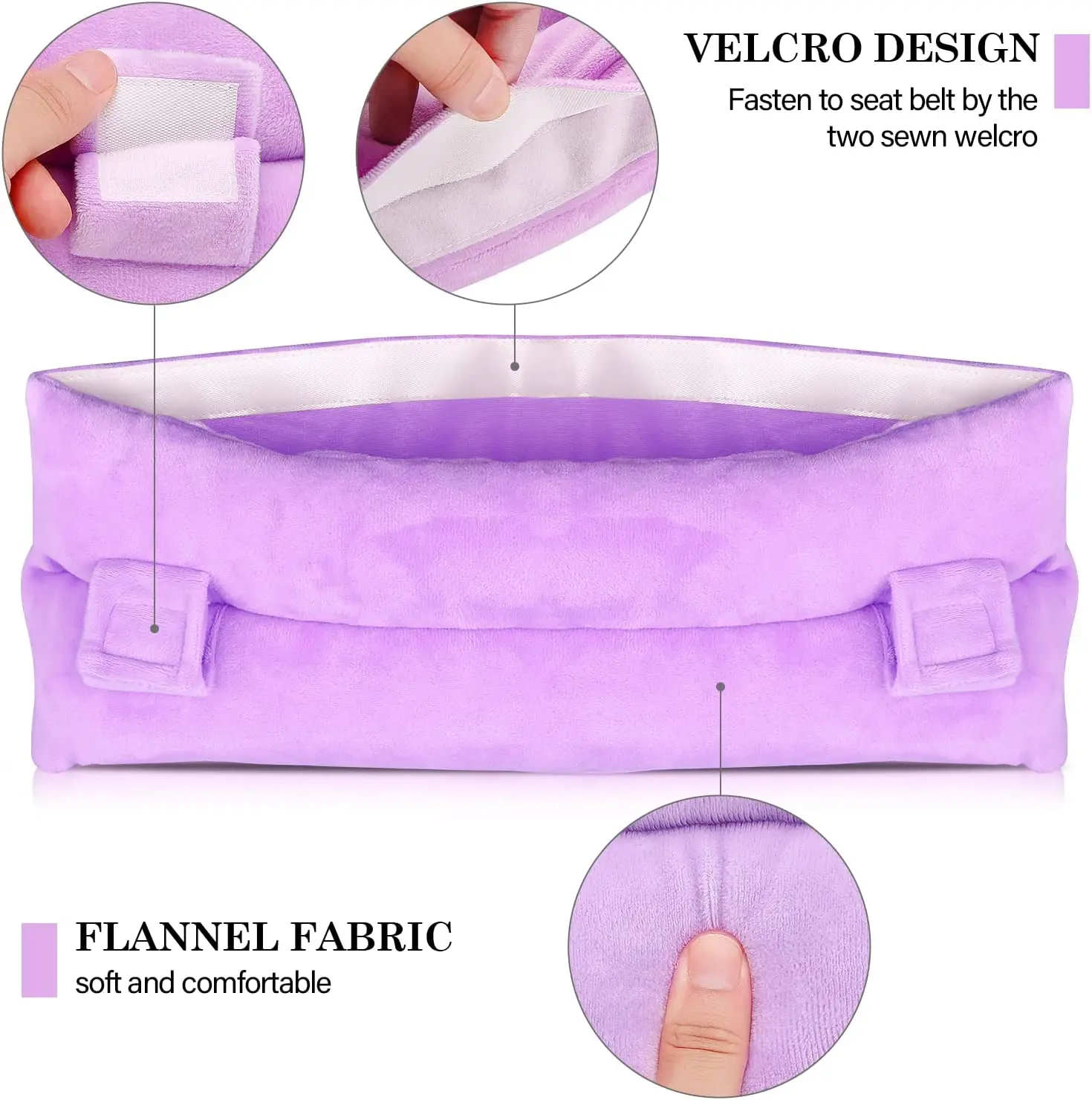 Mastectomy Seat Belt Pillow with Pocket,Post Surgery Seatbelt Pillows for Post-Surgery,Port Pillows for Chemo Patients