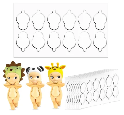 Customized Sizes Tack No Trace Clear Removable Double Sided Sticky for Fixed Sonny Baby on Phone Computer and Mirror