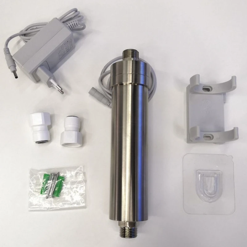 domestic water with less germ from bathroom basin faucet uv led sanitizing module