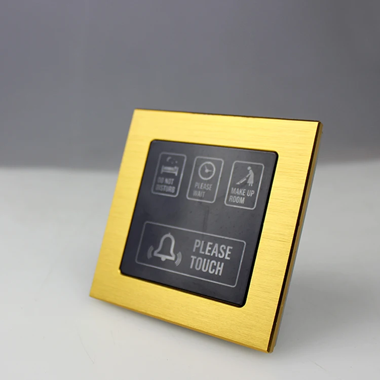 Hotel Silver safe and convenience DND Doorbell touch Switch