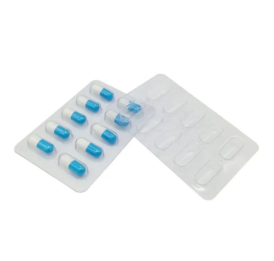 
Custom clear medical pharmaceutical capsule tablets pills packaging blister 