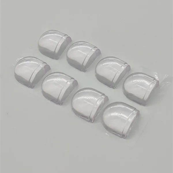 PU Door Stopper Silent Impact Proof Doorstop Manufacturer Clear Acrylic silicon Round No Need Punch Holder Door Stop Home Wall