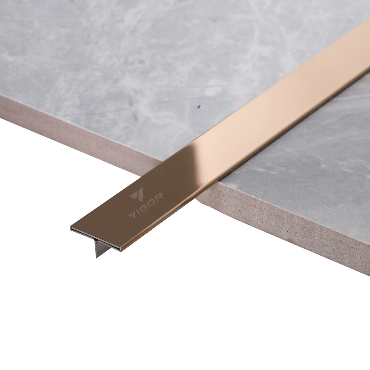 201 304 T Shape Tile Trim Stainless Steel Profiles For Elevator Decoration Hotel shopping Mall Project