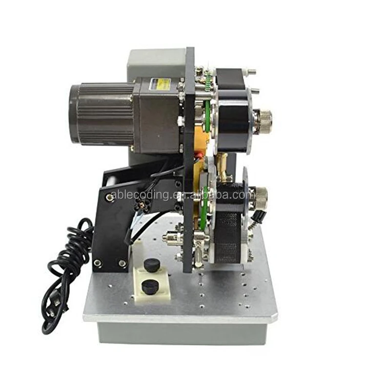Electric Expire Date Batch Number Coding Machine HP 241b ribbon printing machine printer
