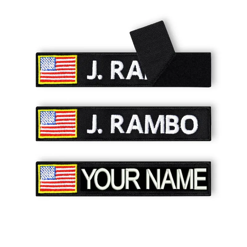 National Flag America Emblem Iron Patch Embroidery Backpack Country USA Flag Embroidered Patch