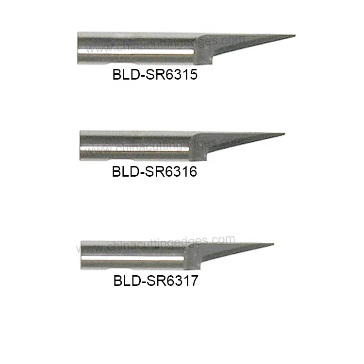 Kongsberg BLD-SR6303 SR6307 SR6310 SR6315 SR6316 SR6317 SR6375 Single Edge Round 6mm oscillating blades for Esko