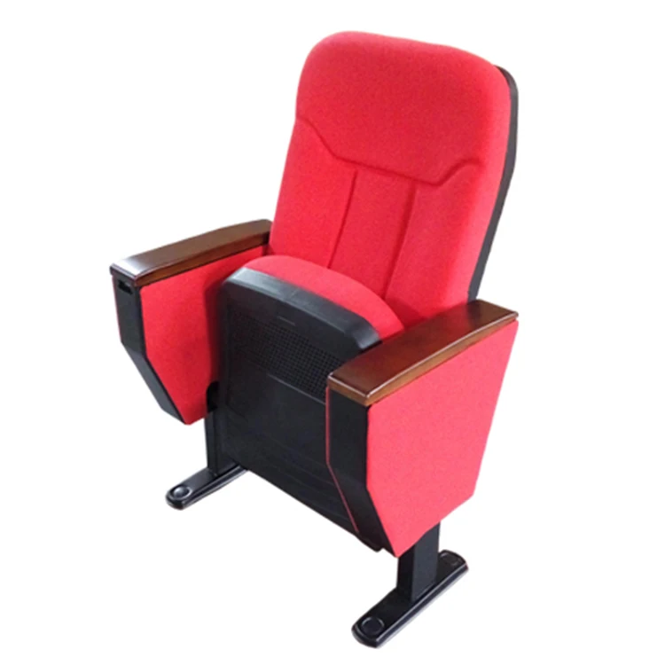 Hot sale furniture blue fabric seat cinema recliner chair for movie theater