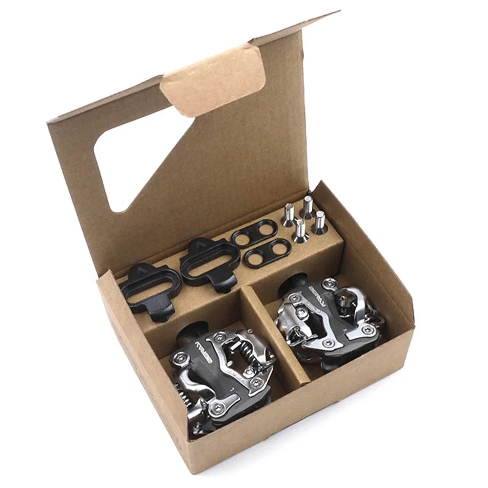 ZERAY ZP-108S MTB Bearing Aluminum Alloy Flat Pedal Bicycle Good Grip Lightweight Pedals Big For SPD Structure Mountain Bicycle