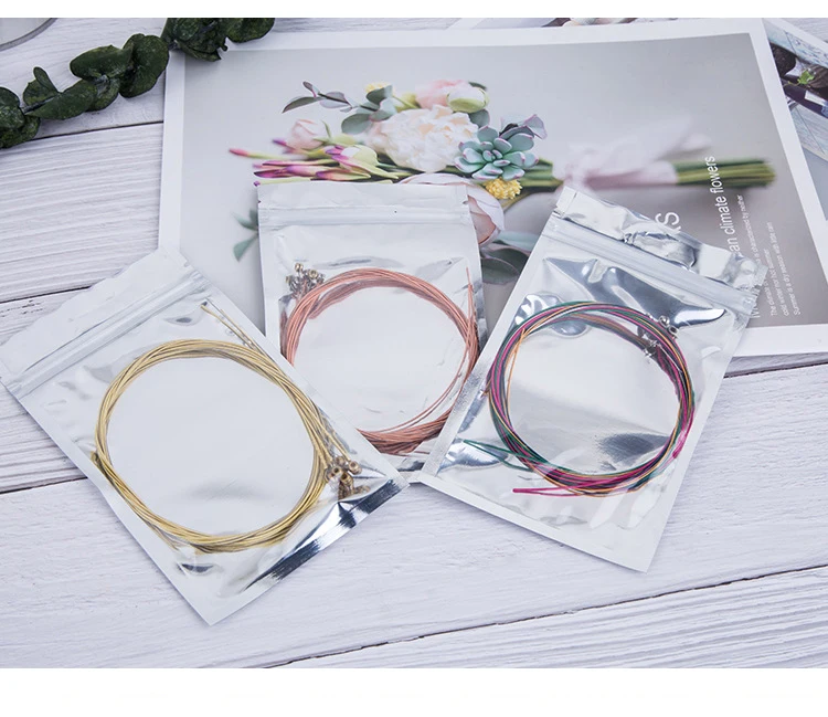 HUASHENG Colorful Acoustic Guitar 6 Strings Musical Instruments Premium Quality Steel Materials Classic Guitar Strings