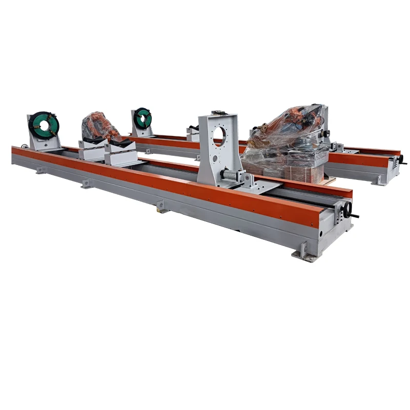 Customizable Dual-station Robot Welding Positioner for Automatic of Pipe Flange Intersecting Lines