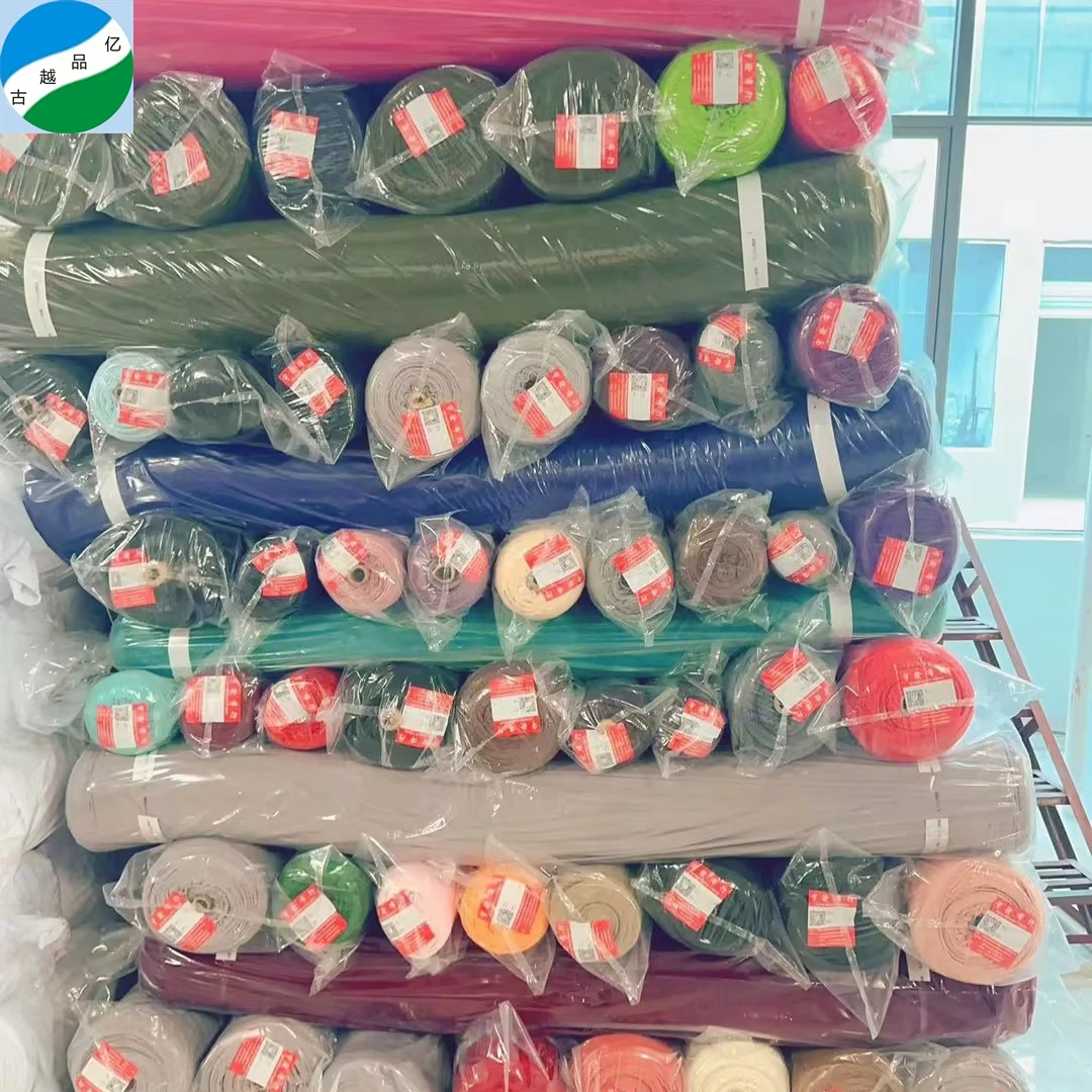 fabrics for clothing good selling big quantity cheap 100% polyester ity dyed stock lot fabric from shaoxing