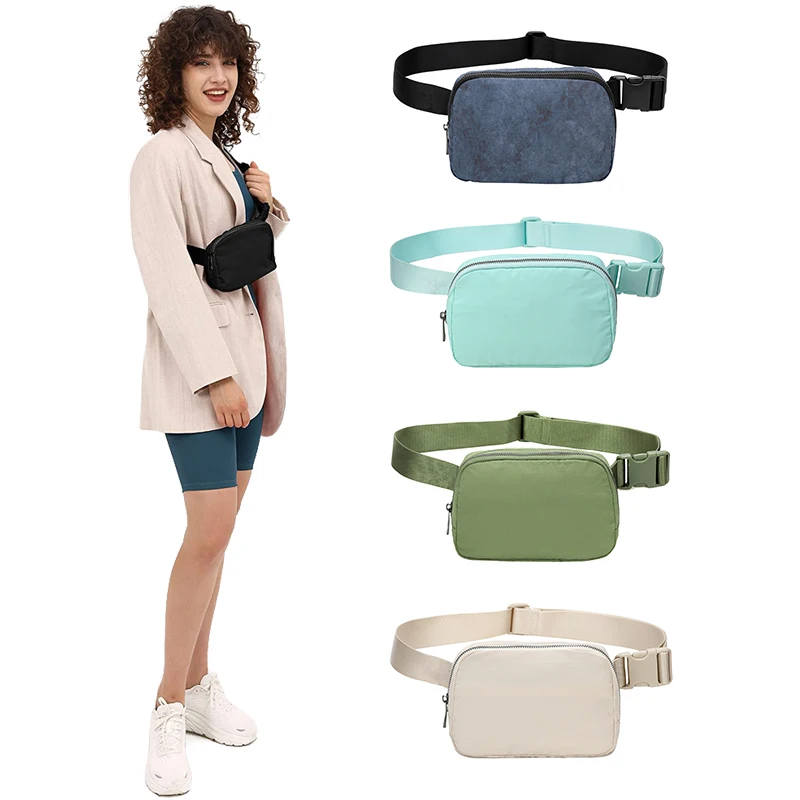Lulu Same Style Everywhere Workout Shopping Travelling Fanny Pack with Adjustable Strap Waist Belt Bag Pouch