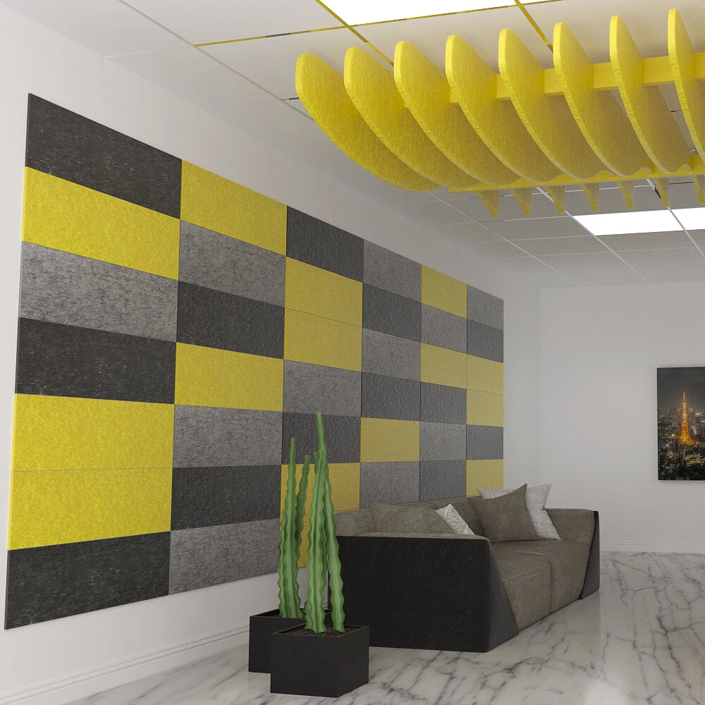 12 pack tv studio acoustic foam panels acoustic foam panels soundproofing studio acoustic panels 100%polyester material board