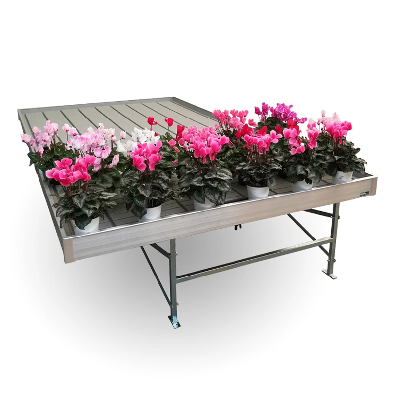 Ali baba international top manufacture super quality rolling hydroponic adjustable flood table price