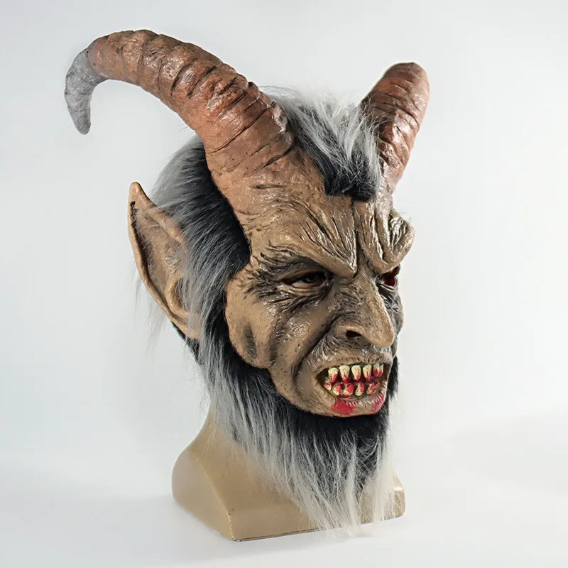 Lucifer Face Mask Devil Cosplay Masks Anime Mascaras Halloween Demon Latex Masques Terror Costumes Props Masquerade Helmets