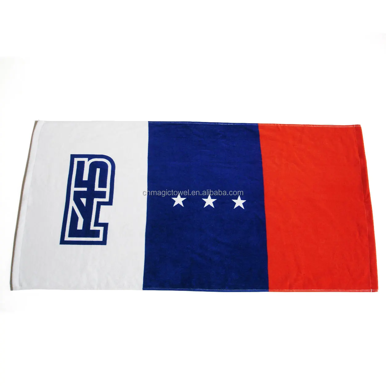 Small MOQ Personalized Fashion Custom Digital Printed Sports Towel Cotton Soft Gym Towels With Logo