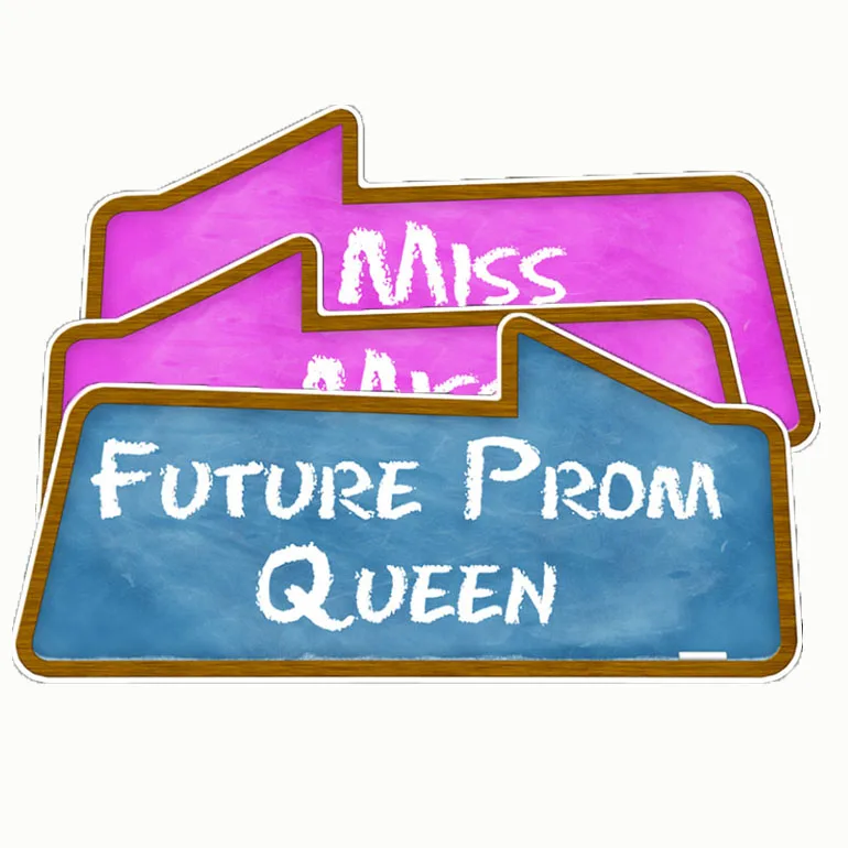 
UV Printing PVC Board Party Friends Photo Booth Props Signs 
