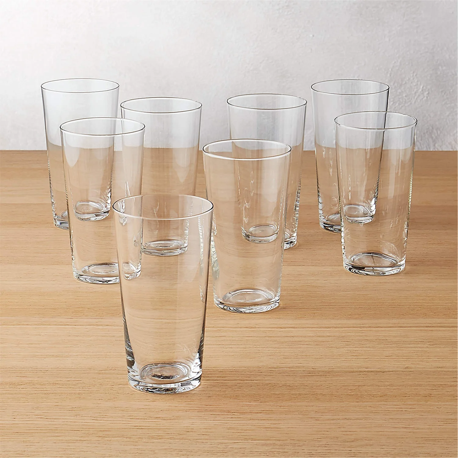 Marta Stylish tall and thin drinking glass cup and micro-thin Juice Glass