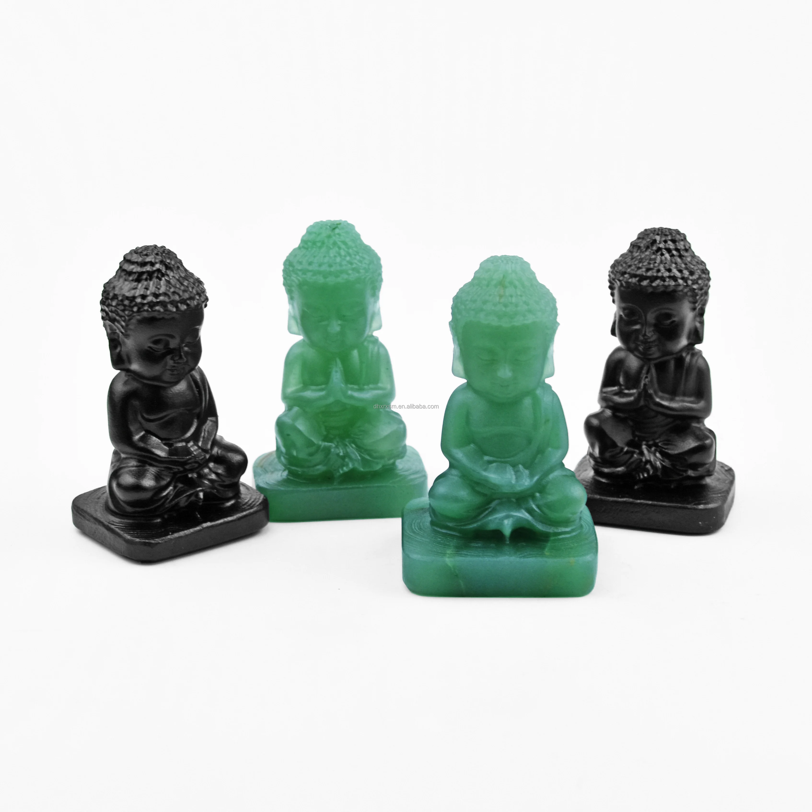 
High quality crystal stone feng shui crafts aventurine crystal buddha healing carving crystal buddha for wealth 