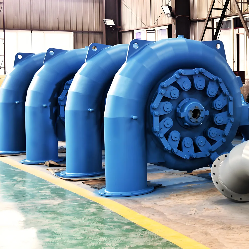 1MW Mini Hydroelectric Francis Turbine Generator 100kW Hydroelectric Power Plant Water Turbine for HPP Sale