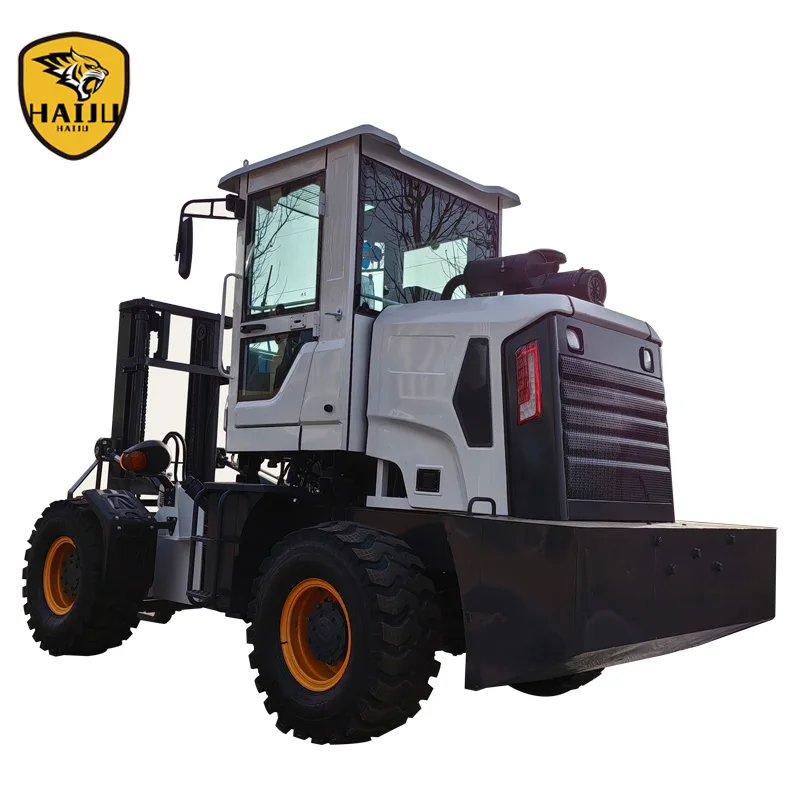 Hydraulic All Terrain Forklift Lift 3Ton Height 3m 4x4 Wheel Drive Special Rough Terrain Diesel Forklift