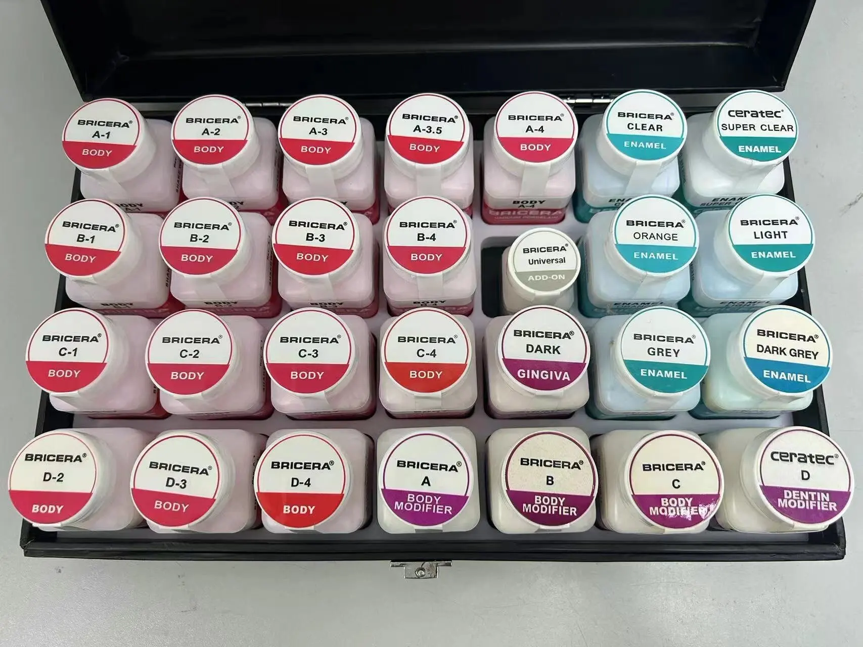 dental zirconia porcelain ceramic stain glaze  paste External staining Glaze Paste Kit Laboratory Material