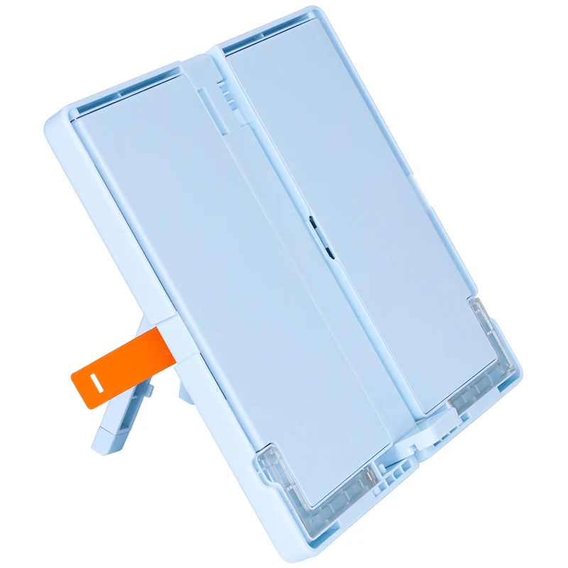 Tenwin 7505 New Design Dual Purpose Foldable Portable Desktop Pencil Box Book Stand For Student Children Kids