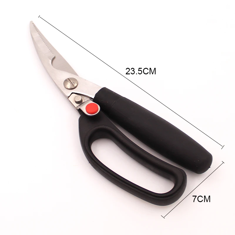 Kitchen Scissors Heavy Duty black Chicken Poultry Shears Sharp Meat Scissors and Poultry Shears