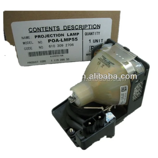 Original Sanyo POA-LMP55 projector lamp for Sanyo PLC-XU55 projector
