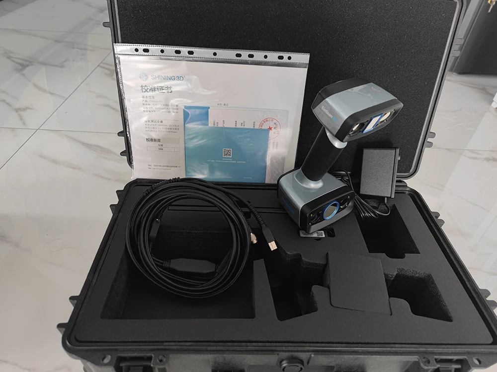 Fast Scanning Dual Light Source 3d Scanning Color Einscan HX Laser Scanning / LED Light 3D Laser Scanner