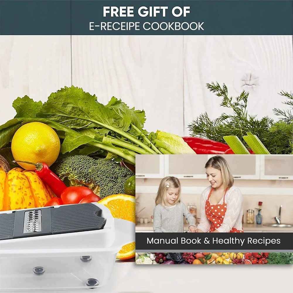 Multifunctional vegetable chopper shredder separator onion cutter mandoline slicer dicer kitchen full vegetable cutter slicer