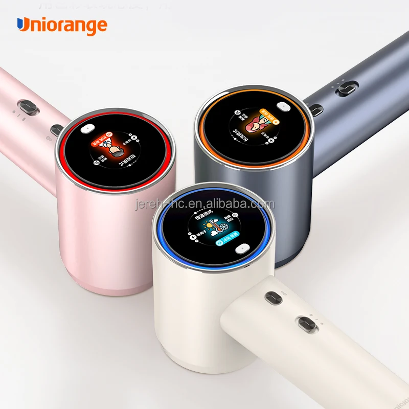 Uniorange professional salon Portable Multi Styler Hair Dryer supplier Beauty Hair Dryer price with LCD Screen & Designed icon