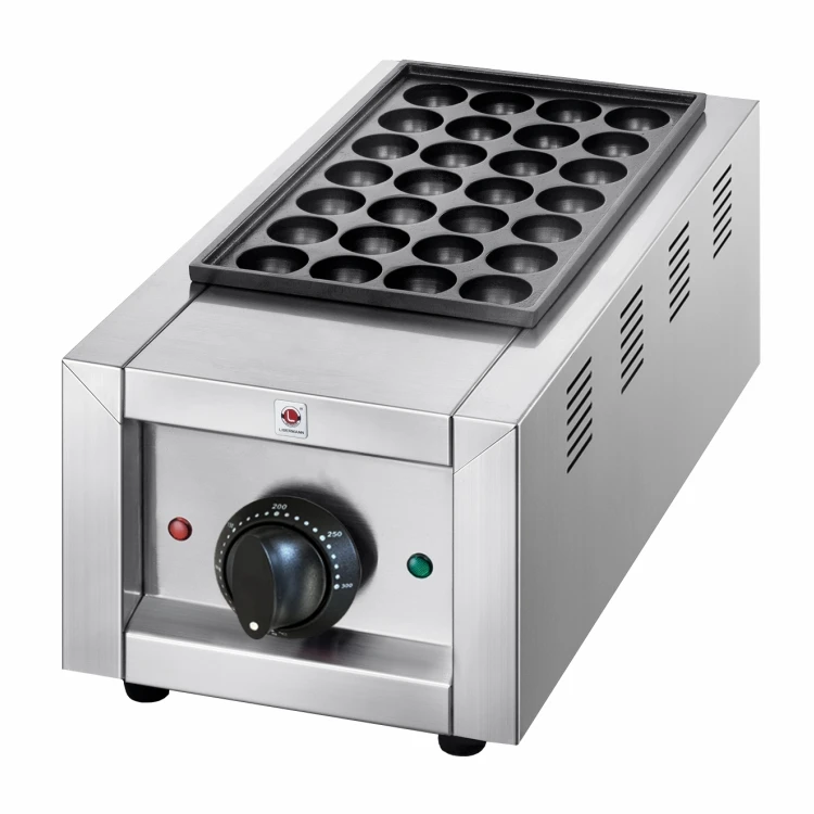 Commercial Gas Takoyaki Maker Machine with 2 Plates CE Quality Certified New Kitchen Equipment for Japanese Takoyaki Griddle